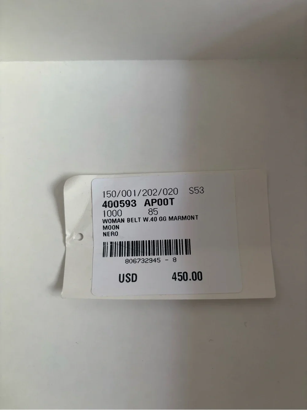 Woman’s Gucci belt - W.40 GG Marmont